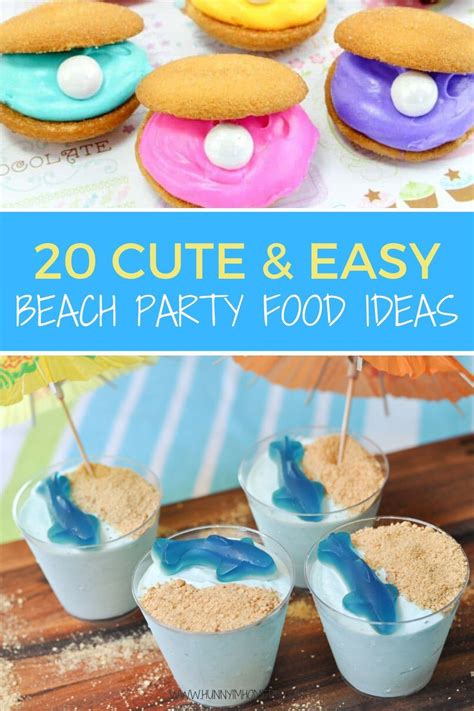 ocean themed party food|cute beach party food ideas.